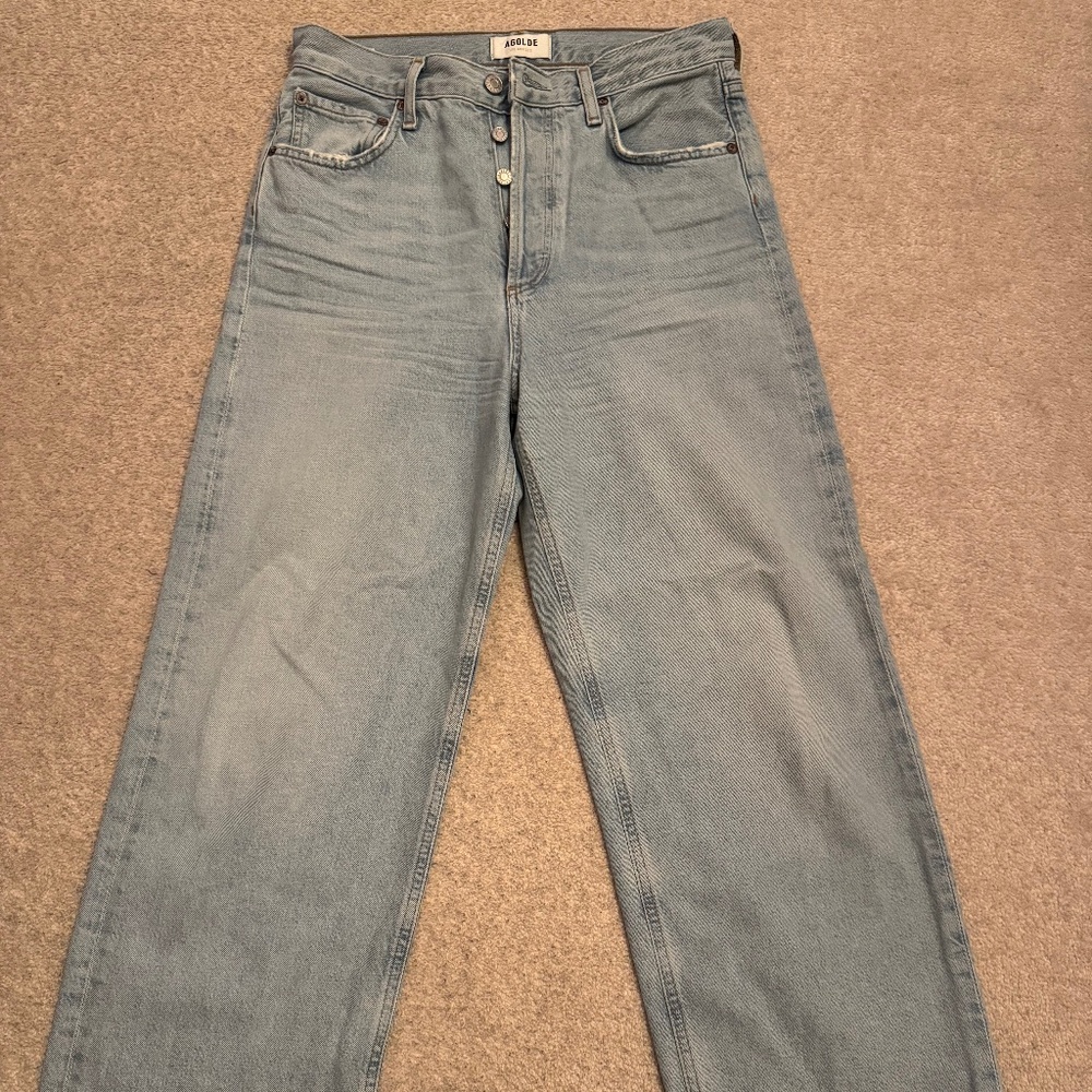 Agolde Light Wash Stretch Jean in Size 27